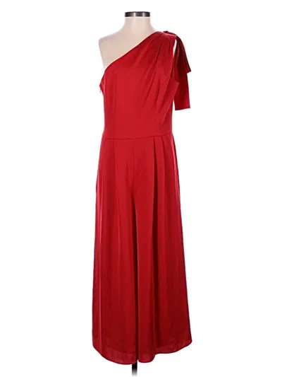 Pre-owned Gal Meets Glam Jumpsuit In Red