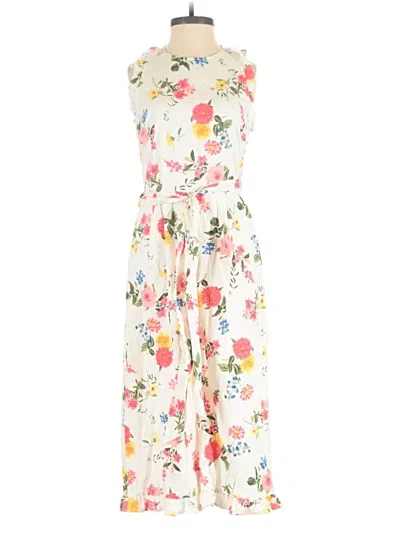 Pre-owned Gal Meets Glam Romper In Ivory