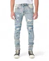 Gala Men's Crumb Denim Jean In Vintage Blue Stone In Blue