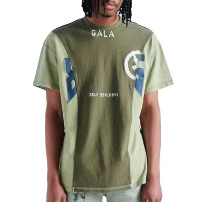 Gala Original Juxta Tee In Olive/emerald In Green