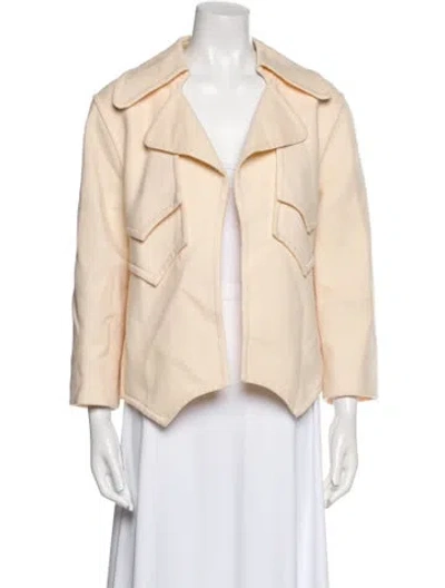 Pre-owned Galanos Vintage 1970's Jacket In Neutral
