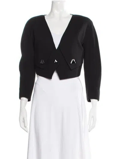 Pre-owned Galanos Vintage 1980's Bolero In Black