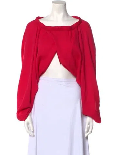 Pre-owned Galanos Vintage 1980's Crop Top W/ Tags In Pink