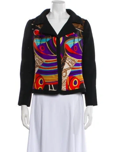 Pre-owned Galanos Vintage 1980's Jacket In Black