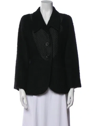 Pre-owned Galanos Vintage 1980's Jacket In Black