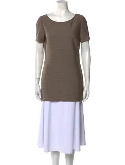 Pre-owned Galanos Vintage 1980's T-shirt In Neutral