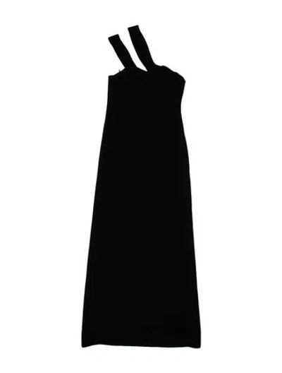Pre-owned Galanos Vintage Long Dress In Black