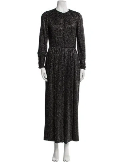 Pre-owned Galanos Vintage Long Dress In Multi