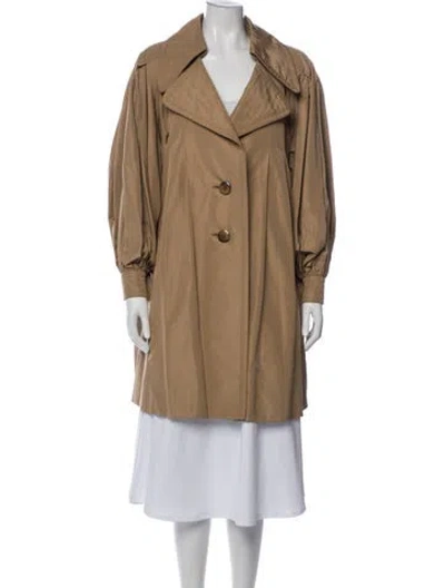 Pre-owned Galanos Vintage Trench Coat In Neutral