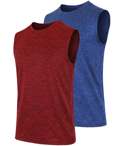 Galaxy By Harvic Galaxy Kick Start Gear Men's Crewneck T-shirt, 2-pack In Blue