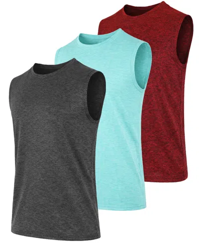 Galaxy By Harvic Galaxy Kick Start Gear Men's Crewneck T-shirt, 3-pack In Multi