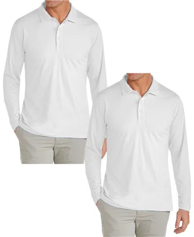 Galaxy By Harvic Men's 2-pack Jump Start Modern Fit Polo Shirt