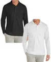 Galaxy By Harvic Men's 2-pack Jump Start Modern Fit Polo Shirt In Multi