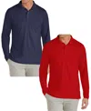 Galaxy By Harvic Men's 2-pack Jump Start Modern Fit Polo Shirt In Multi