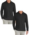 Galaxy By Harvic Men's 2-pack Jump Start Modern Fit Polo Shirt In Multi