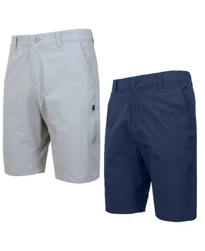 Galaxy By Harvic Men's 2-pack Slim Fit Cargo Shorts In Blue
