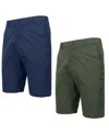 Galaxy By Harvic Men's 2-pack Slim Fit Cargo Shorts In Multi