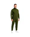 Galaxy By Harvic Men's 2-pack Tech Fleece Sweatshirt And Jogger Set In Green