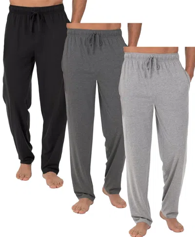 GALAXY BY HARVIC MEN'S 3-PACK MODERN FIT CLASSIC LOUNGE PANTS