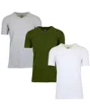 Galaxy By Harvic Men's 3-pack Short Sleeve Stretch T-shirt In Multi