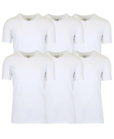 Galaxy By Harvic Men's 6-pack Short Sleeve Stretch T-shirt