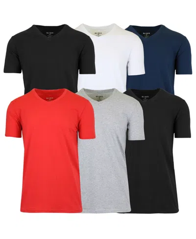 Galaxy By Harvic Men's 6-pack Short Sleeve Stretch T-shirt