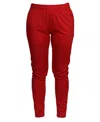 Galaxy By Harvic Men's Dry Fit Moisture Wicking Performance Active Pants In Red