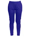 Galaxy By Harvic Men's Dry Fit Moisture Wicking Performance Active Pants In Royal