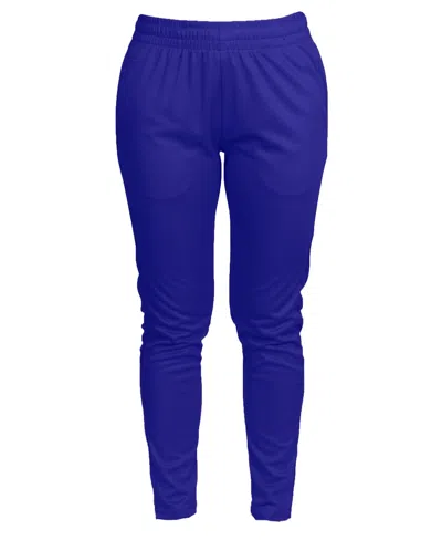 Galaxy By Harvic Men's Dry Fit Moisture Wicking Performance Active Pants In Royal