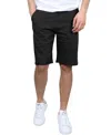 Galaxy By Harvic Men's Flex Stretch Chino Shorts In Black