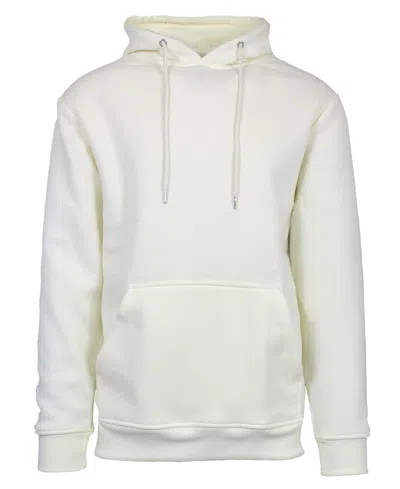 Galaxy By Harvic Men's Heavyweight Fleece-lined Pullover Hoodie Sweatshirt In Natural