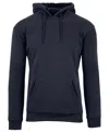 Galaxy By Harvic Men's Heavyweight Fleece-lined Pullover Hoodie Sweatshirt In Navy