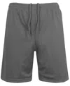 Galaxy By Harvic Men's Jump Start Lightweight Breathable Moisture Wicking Mesh Shorts In Gray