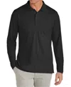 Galaxy By Harvic Men's Jump Start Modern Fit Polo Shirt In Black