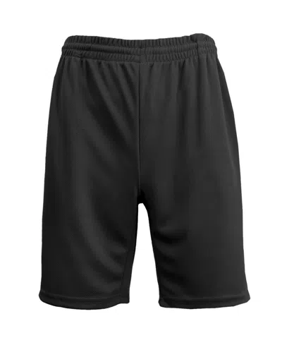 Galaxy By Harvic Men's Oversized Moisture Wicking Performance Basic Mesh Shorts In Black