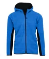 Galaxy By Harvic Men's Polar Fleece Tech Zip Hoodie In Blue