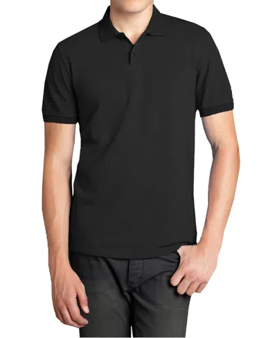 Galaxy By Harvic Men's Polo Avenue Short Sleeve Pique Polo Shirt