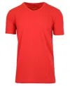Galaxy By Harvic Men's Short Sleeve Stretch T-shirt In Red
