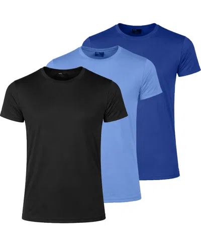 Galaxy By Harvic Men's Short-sleeve T-shirt In Blue