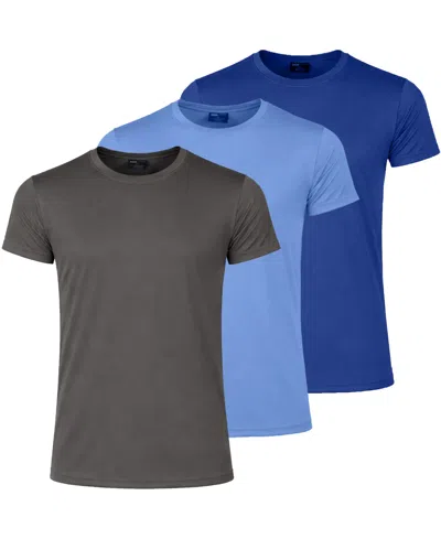 Galaxy By Harvic Men's Short-sleeve T-shirt In Blue