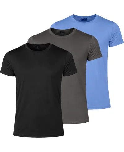 Galaxy By Harvic Men's Short-sleeve T-shirt In Blue