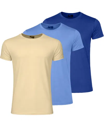 Galaxy By Harvic Men's Short-sleeve T-shirt In Blue