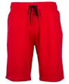 Galaxy By Harvic Men's Tech Fleece Performance With Heat Seal Zipper Pocket Shorts