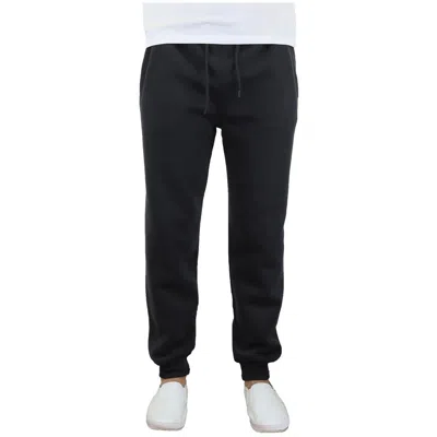 Galaxy By Harvic Mens Solid Fleece Sweatpants In Black