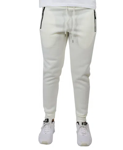 Galaxy By Harvic Men's Pro Star Slim Fit Fleece Lined Jogger Sweatpants In Natural