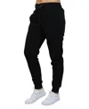 Galaxy By Harvic Women's Loose Fit Fleece Lined Jogger Sweatpants In Black