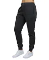 Galaxy By Harvic Women's Loose Fit Fleece Lined Jogger Sweatpants In Charcoal