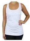 Galaxy By Harvic Women's Moisture Wicking Racerback Tank In White