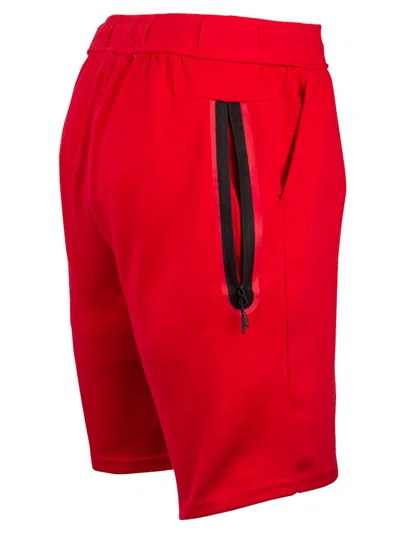 Galaxy By Harvic Womens Casual Loose Fit Bermuda Shorts With Zipper Pockets In Red