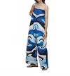 Galeria Party Jumpsuit In Water Serenity In Multi